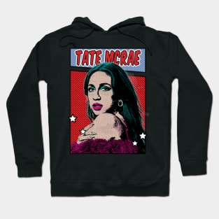 Tate McRae Pop Art Comic Style Hoodie